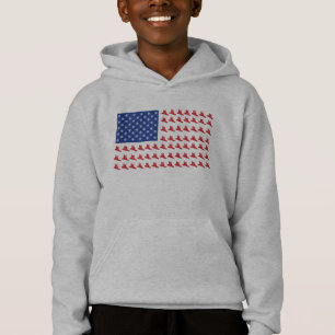 Patriotic Snowboarder Flagga T Shirt