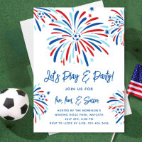Patriotic Soccer & Fireworks 4:e juli Party
