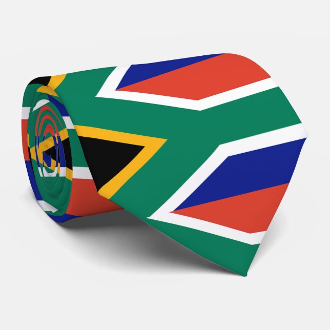 Patriotic South Afrika flagga Bokke Slips (Rullad)
