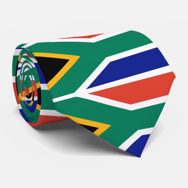 Patriotic South Afrika flagga Bokke Slips (Rullad)