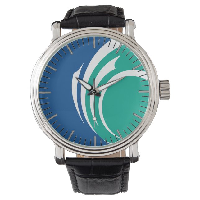 Patriotic, special watch with Flag of Ottawa Armbandsur (Framsida)