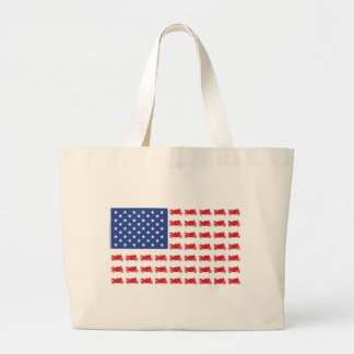 Patriotic Sport Bike Flagga Jumbo Tygkasse