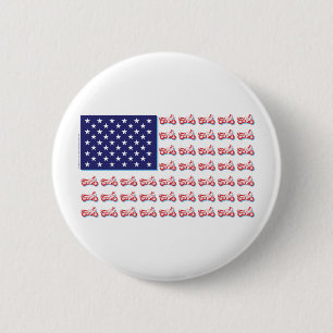 Patriotic Sport Bike Knapp