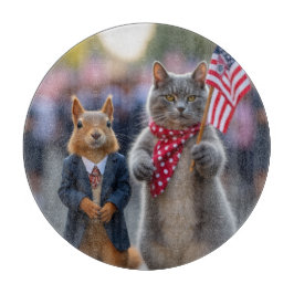 Patriotic Squirrel och Cat