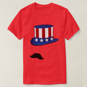 Patriotic Stache T Shirt