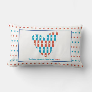 Patriotic Ställe in Heart, Support Enagement Lumbarkudde