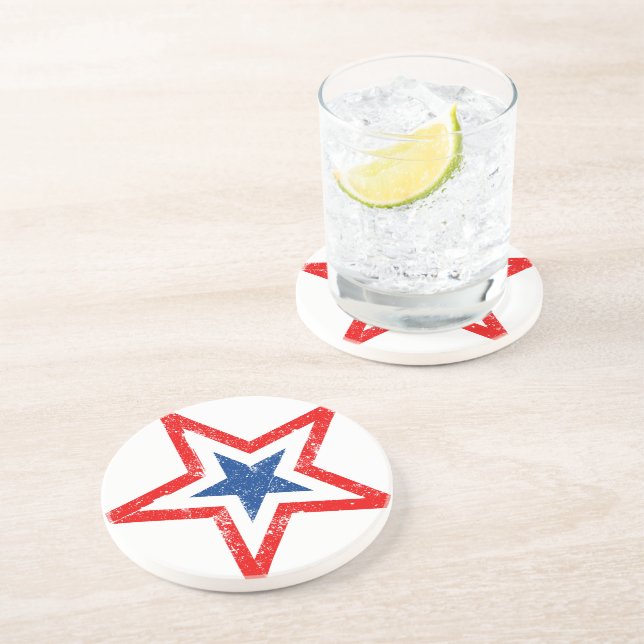 Patriotic Star Drink Underlägg (Sidan)