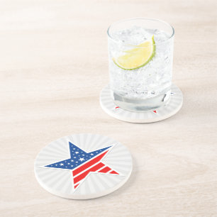 Patriotic Star Drink Underlägg