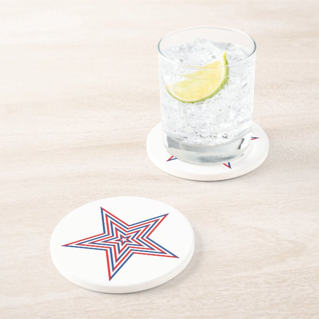 Patriotic Star Drink Underlägg (Sidan)