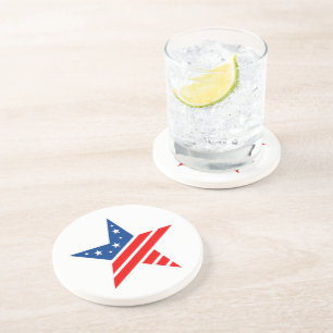 Patriotic Star Drink Underlägg