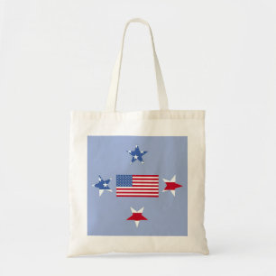 Patriotic Stars Bag Tygkasse