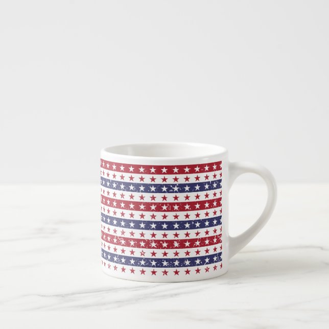 Patriotic Stars Espresso Mugg Espressomugg (Höger)