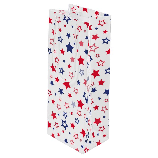 Patriotic Stars Gift Bag (Framsidan Vinklad)