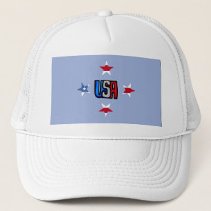 Patriotic Stars Hat Keps