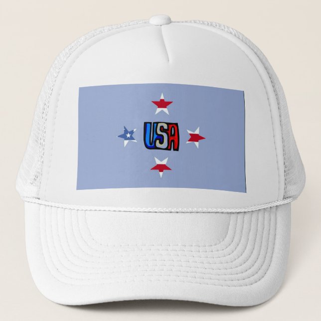 Patriotic Stars Hat Keps (Framsida)