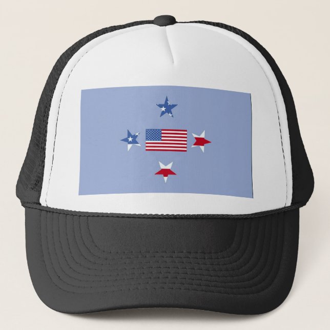 Patriotic Stars Hat Keps (Framsida)