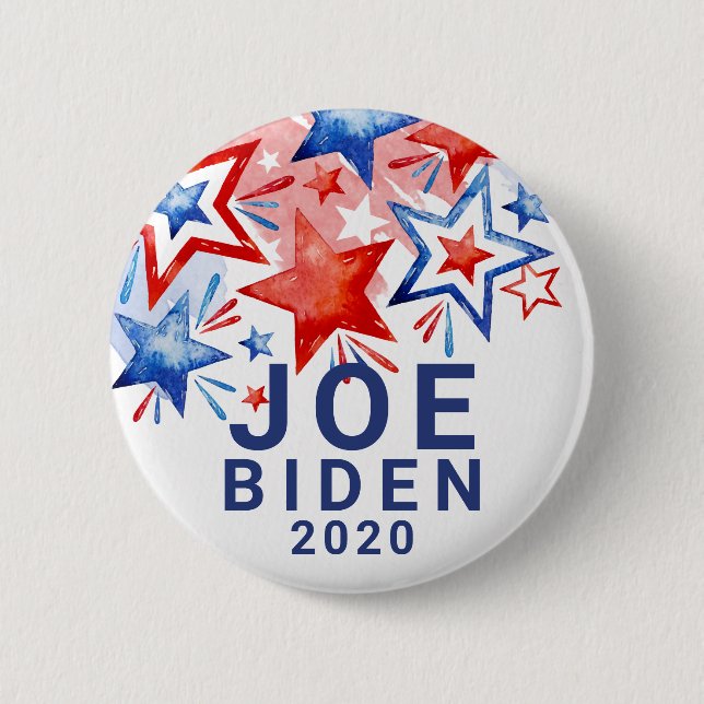Patriotic Stars Joe Biden 2020 Knapp (Framsida)