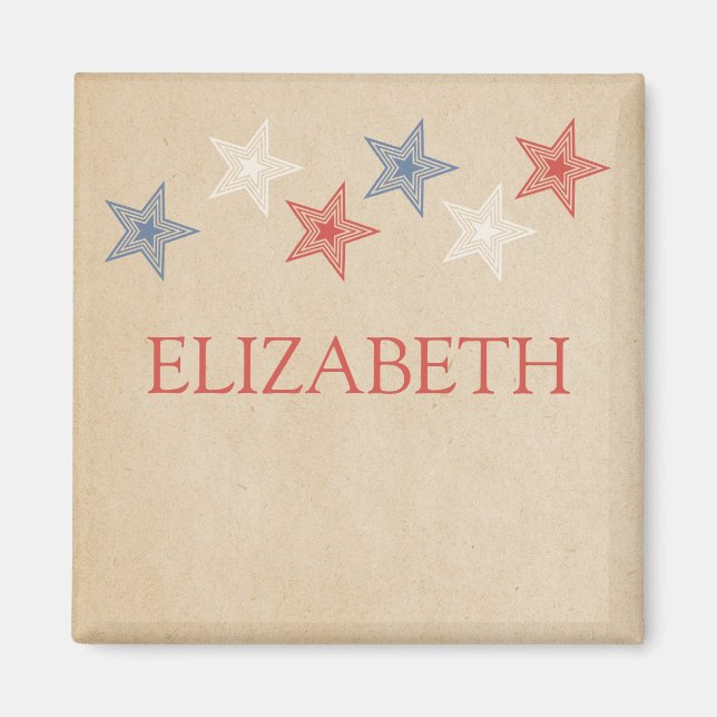 Patriotic Stars Magnet (Framsidan)