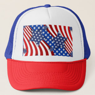 Patriotic Stars och stripes American Flagga Keps