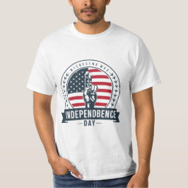 Patriotic Stars och stripes Independence day T Shirt