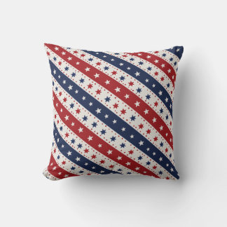 Patriotic Stars och stripes Pillow Kudde