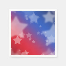Patriotic Stars Pappra Napkins