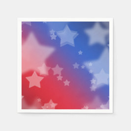 Patriotic Stars Pappra Napkins Pappersservett