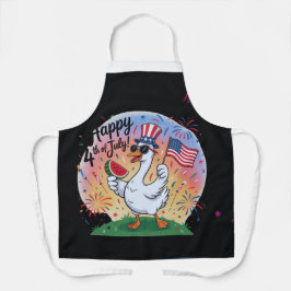 Patriotic Stars & Rand 4:e juli Kitchen Apro
