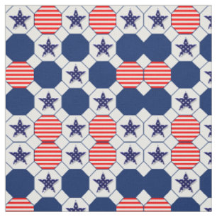 Patriotic Stars & Rand Fabric Tyg