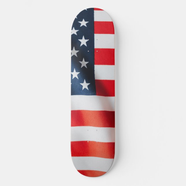 Patriotic Stars & Rand Skateboard - USA (Framsida)