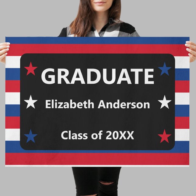 Patriotic Stars & Rand Studenten Poster (Skapare uppladdad)