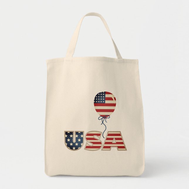 Patriotic Stars & Rand USA Tygkasse (Framsidan)