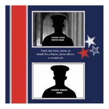 Patriotic Stars Thworthy Photo Collage