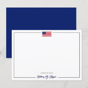 Patriotic Stil America Flagga Office Stationär