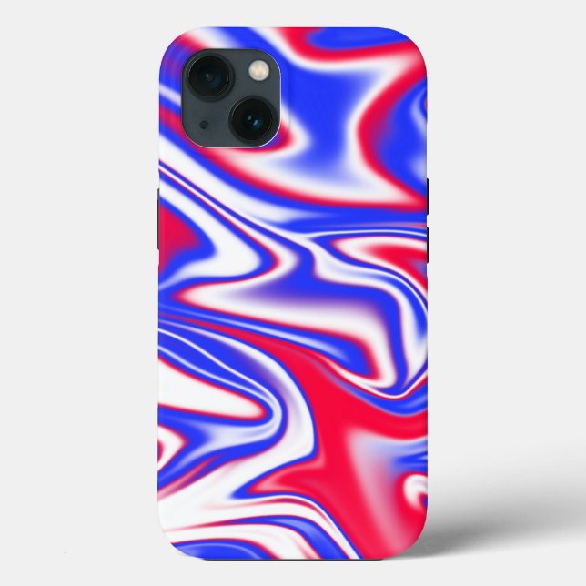 "Patriotic Swirl: The Red, White and Blue Marble" (Baksida)