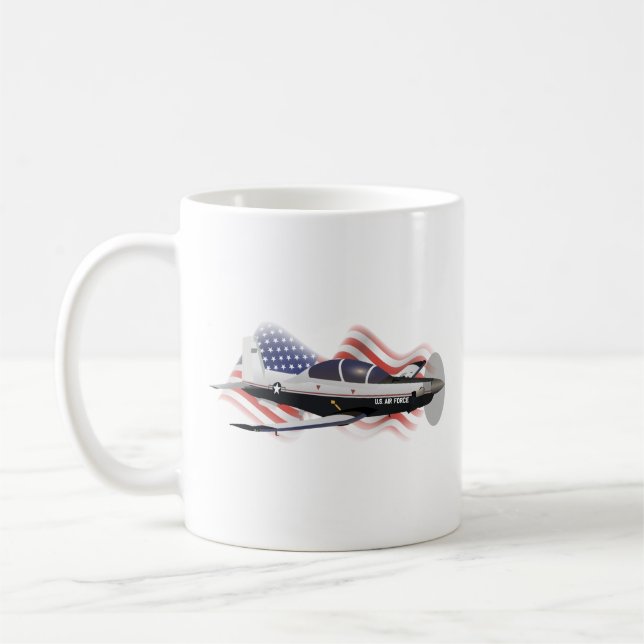 Patriotic T-6 Texan II Trafikflygplan Kaffemugg (Vänster)