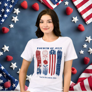 Patriotic T-Shirt, American Flagga, Reunion T Shirt