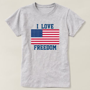 Patriotic T-Shirt, kvinnor T Shirt