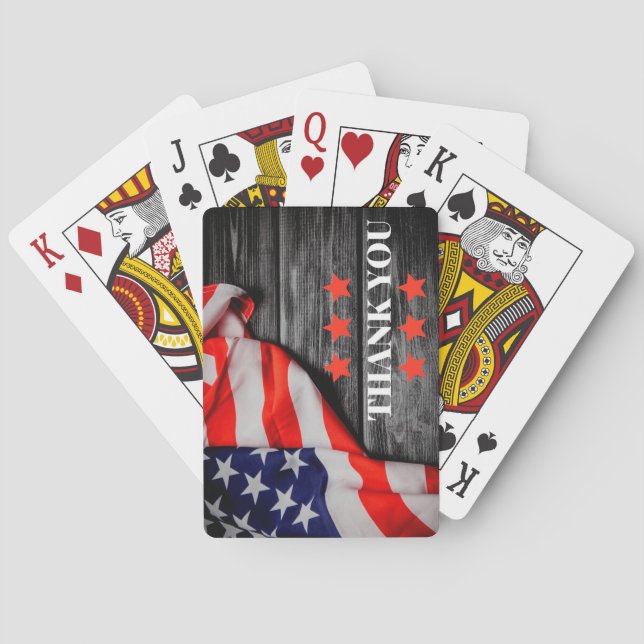 Patriotic Tack Casinokort (Baksidan)