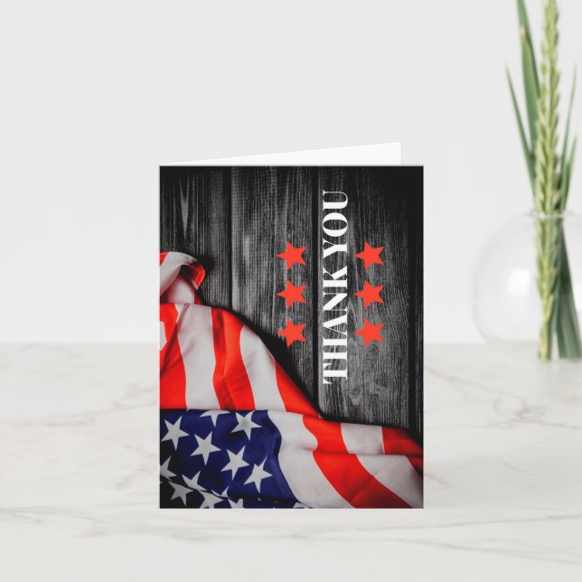 Patriotic Tack Kort (Framsida)