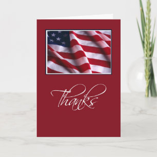 Patriotic Tack Red Kort