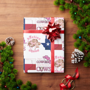 Patriotic TEXAS COWGIRL Besties Coquette Presentpapper