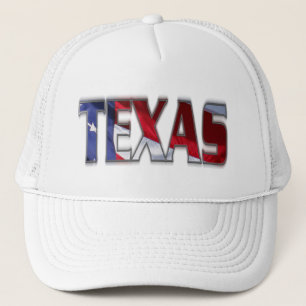 Patriotic Texas och American Flagga Hat Truckerkeps