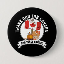 Patriotic THANK GOD FOR CANADA Thanksgiving
