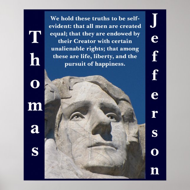 Patriotic Thomas Jefferson Poster (Framsidan)