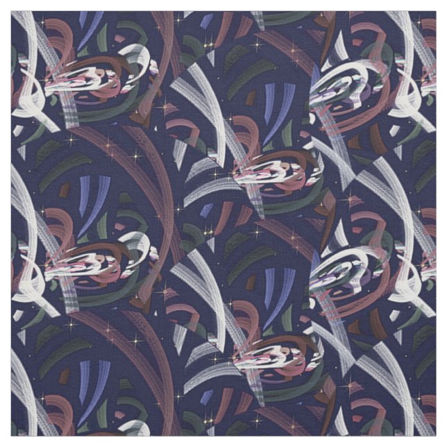 Patriotic Thunder Måne Tyg (Provkarta)