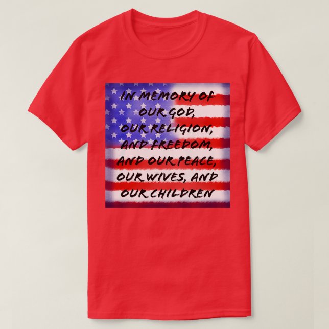 Patriotic Title Liberty T Shirt (Design framsida)