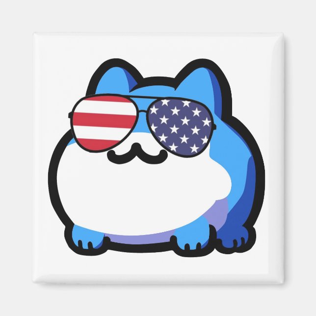 Patriotic Toby Magnet (Framsidan)