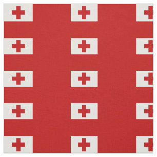 Patriotic Tonga Flagga Tyg