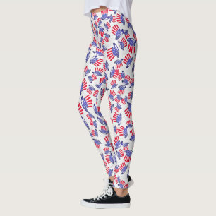 Patriotic Top hat Leggings